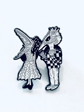 Beetlejuice The Lovers Unisex Enamel Pin, NWT